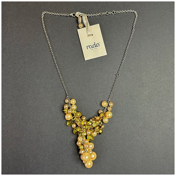 2005 Anthro “Nouveau Pearl Necklace” by Rada - Picture 9 of 16